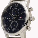 Tommy Hilfiger Kane Quartz Blue Dial Black Steel Strap Watch for Men - 1791456 Buy Now By Tommy Hilfiger