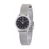 Calvin Klein Minimal Black Dial Silver Mesh Bracelet Watch for Women - K3M53151 Buy Now By Calvin Klein
