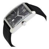 Calvin Klein Window Black Dial Black Leather Strap Watch for Men - K2M21107 Buy Now By Calvin Klein