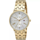 Tommy Hilfiger Jenna Quartz White Dial Gold Steel Strap Watch for Women - 1782069 Buy Now By Tommy Hilfiger