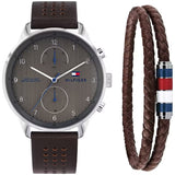 Tommy Hilfiger Chase Quartz Brown Dial Brown Leather Strap Watch for Men - 1791579 Buy Now By Tommy Hilfiger
