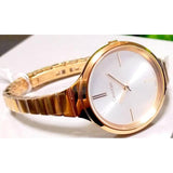 Calvin Klein Lively White Dial Rose Gold Steel Strap Watch for Women - K4U23626 Buy Now By Calvin Klein