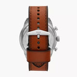 Fossil Bronson Chronograph Green Dial Brown Leather Strap Watch for Men - FS5738 Buy Now By Fossil