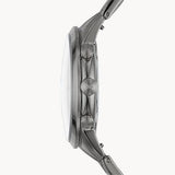 Fossil Townsman Chronograph Black Dial Silver Steel Strap Watch for Men - FS5349 Buy Now By Fossil