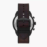 Fossil Bronson Chronograph Brown Dial Brown Leather Strap Watch for Men - FS5713 Buy Now By Fossil