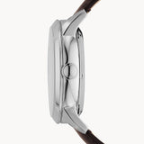 Fossil Townsman Automatic Black Dial Brown Leather Strap Watch for Men - ME1163 Buy Now By Fossil