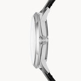 Fossil Townsman Skeleton Black Dial Black Leather Strap Watch for Men - ME3153 Buy Now By Fossil