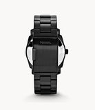 Fossil Machine Black Dial Black Steel Strap Watch for Men - FS4775 Buy Now By Fossil