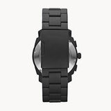 Fossil Machine Chronograph Black Dial Black Steel Strap Watch for Men - FS4682 Buy Now By Fossil
