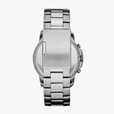 Fossil Grant Chronograph Black Dial Silver Steel Strap Watch for Men - FS4736 Buy Now By Fossil