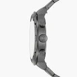 Fossil Bronson Chronograph Blue Dial Grey Steel Strap Watch for Men - FS5711 Buy Now By Fossil