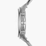 Fossil Townsman White Dial Silver Steel Strap Watch for Men - FS5346 Buy Now By Fossil