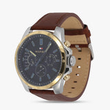 Tommy Hilfiger Decker Blue Dial Brown Leather Strap Watch for Men - 1791561 Buy Now By Tommy Hilfiger