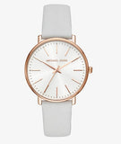 Michael Kors Pyper Quartz White Dial White Leather Strap Watch For Women - MK2800 Buy Now By Michael Kors