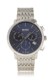 Hugo Boss Associate Blue Dial Silver Steel Strap Watch for Men - 1513269 Buy Now By Hugo Boss