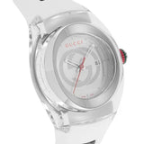 Gucci Sync Quartz White Dial White Rubber Strap Unisex Watch - YA137302 Buy Now By Gucci