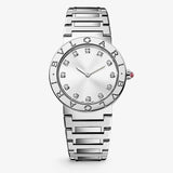 Bvlgari Bvlgari Bvlgari Lady Diamonds Silver Dial Silver Steel Strap Watch for Women - BVLGARI103696 Buy Now By Bvlgari