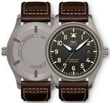 IWC Pilot's Watch Mark XVIII 40mm Black Dial Brown Leather Strap Watch for Men - IW327006