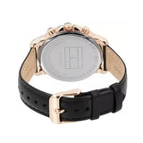 Tommy Hilfiger Claudia White Dial Black Leather Strap Watch for Women - 1781817 Buy Now By Tommy Hilfiger