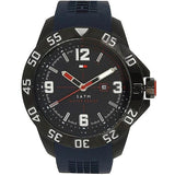 Tommy Hilfiger Cole Black Dial Blue Rubber Strap Watch for Men - 1790984 Buy Now By Tommy Hilfiger