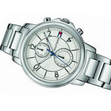 Tommy Hilfiger Claudia White Dial Silver Steel Strap Watch for Women - 1781819 Buy Now By Tommy Hilfiger
