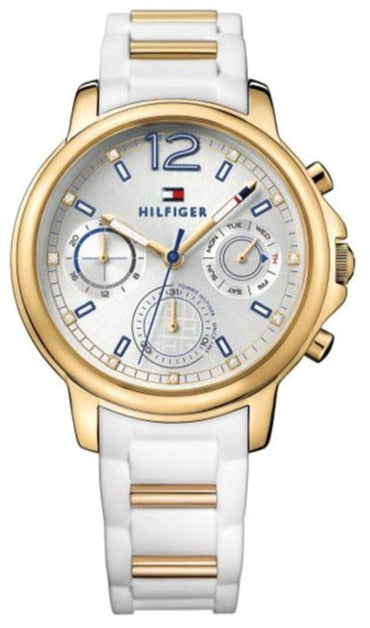 Tommy Hilfiger Claudiia White Dial White Steel Strap Watch for Women - 1781745 Buy Now By Tommy Hilfiger