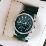 Michael Kors Bradshaw Chronograph Blue Dial Blue Steel Strap Watch For Men - MK6722 Buy Now By Michael Kors