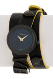 Versace V-Flare Quartz Black Dial Black Leather Strap Watch for Women - VEBN00518 Buy Now By Versace