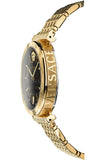 Versace V-Twist Black Dial Gold Mesh Bracelet Watch for Women - VELS00819 Buy Now By Versace
