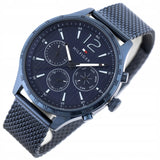 Tommy Hilfiger Gavin Chronograph Blue Dial Blue Mesh Bracelet Watch for Men - 1791471 Buy Now By Tommy Hilfiger