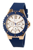 Guess Overdrive White Dial Blue Rubber Strap Watch for Women - W0149L5 Buy Now By Guess