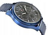 Tommy Hilfiger Gavin Chronograph Blue Dial Blue Mesh Bracelet Watch for Men - 1791471 Buy Now By Tommy Hilfiger