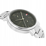 Tommy Hilfiger Daniel Black Dial Silver Steel Strap Watch for Men - 1710413 Buy Now By Tommy Hilfiger
