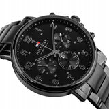 Tommy Hilfiger Daniel Black Dial Black Steel Strap Watch for Men - 1710383 Buy Now By Tommy Hilfiger
