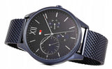 Tommy Hilfiger Damon Quartz Blue Dial Blue Mesh Bracelet Watch for Men - 1791421 Buy Now By Tommy Hilfiger