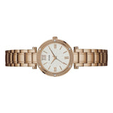 Guess Park Ave White Dial Rose Gold Steel Strap Watch for Women - W0767L3 Buy Now By Guess