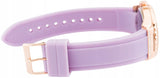 Guess Starlight Diamonds White Dial Purple Rubber Strap Watch for Women - W0846L6 Buy Now By Guess