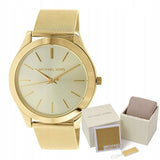 Michael Kors Slim Runway Champagne Dial Gold Mesh Bracelet Watch for Women - MK3282 Buy Now By Michael Kors