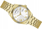 Guess Luna White Dial Gold Steel Strap Watch for Women - GW0308L2 Buy Now By Guess