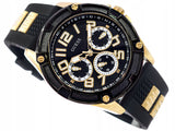 Guess Delta Black Dial Black Rubber Strap Watch for Men - GW0051G2 Buy Now By Guess