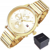 Tommy Hilfiger Blake White Dial Gold Steel Strap Watch for Women - 1781905 Buy Now By Tommy Hilfiger