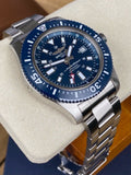Breitling Superocean 44mm Special Blue Dial Silver Steel Strap Watch for Men - Y17393161C1A1 Buy Now By Breitling