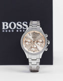 Hugo Boss Hera Rose Pink Dial Silver Steel Strap Watch for Women - 1502565 Buy Now By Hugo Boss