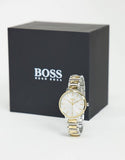 Hugo Boss Signature Silver Dial Two Tone Steel Strap Watch for Women - 1502568 Buy Now By Hugo Boss