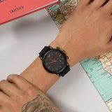 Emporio Armani Luigi Chronograph Black Dial Black Rubber Strap Watch For Men - AR11024 Buy Now By Emporio Armani