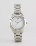 Emporio Armani Valeria Quartz Mother of Pearl Dial Silver Steel Strap Watch For Women - AR11030 Buy Now By Emporio Armani