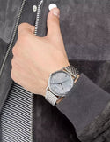 Emporio Armani Kappa Quartz Grey Dial Silver Mesh Bracelet Watch For Men - AR11068 Buy Now By Emporio Armani