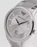 Emporio Armani Classic Quartz Silver Dial Silver Steel Strap Watch For Men - AR2478 Buy Now By Emporio Armani