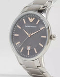 Emporio Armani Renato Quartz Grey Dial Silver Steel Strap Watch For Men - AR2514 Buy Now By Emporio Armani
