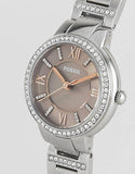 Fossil Virginia Taupe Dial Silver Steel Strap Watch for Women - ES4147 Buy Now By Fossil
